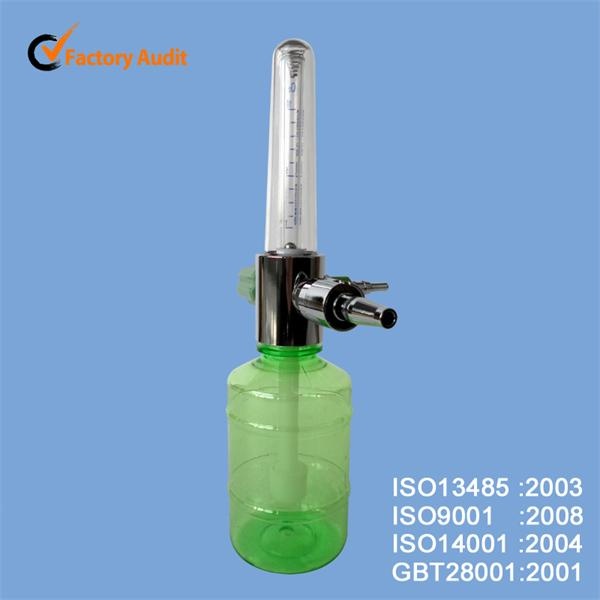Wall Type Medical Oxygen Flow Meter Regulator with Humidifier