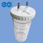 Replace-able Medical Vacuum Regulator Liquid Collecting Bottle (2L)