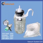 Wall Type Medical Suction Unit with Bottle