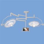 Ceiling Mount Double Satellites LED Surgery Lamp System with Camera and Monitor