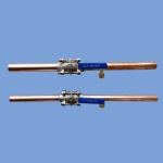3-pcs Type Line Valve with Copper Pipe for Medical Gases
